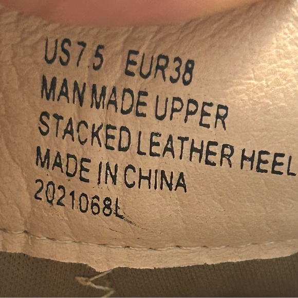 Barn Babe faux crocodile block chunky heel ankle boots women’s size 7.5 - Picture 4 of 12